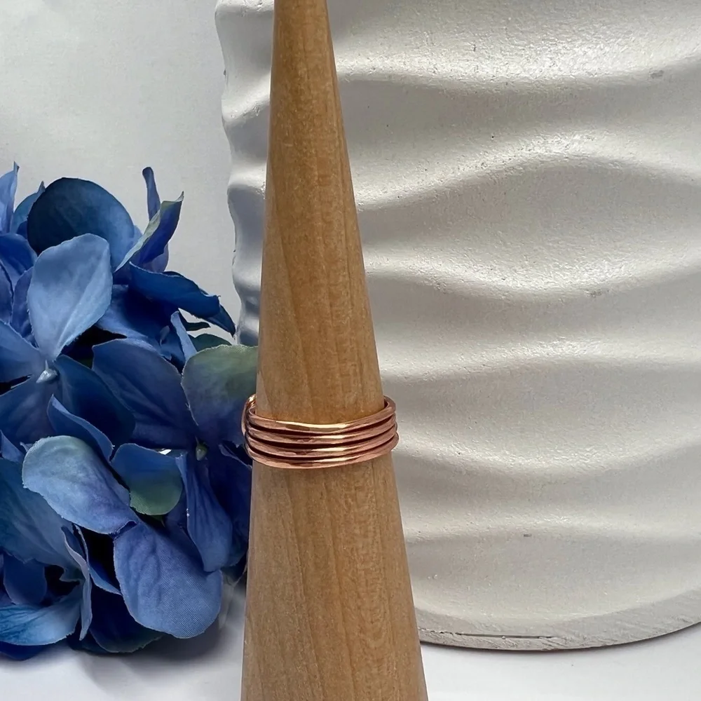 ARTISAN Copper Spiral Wire Wrap Ring
